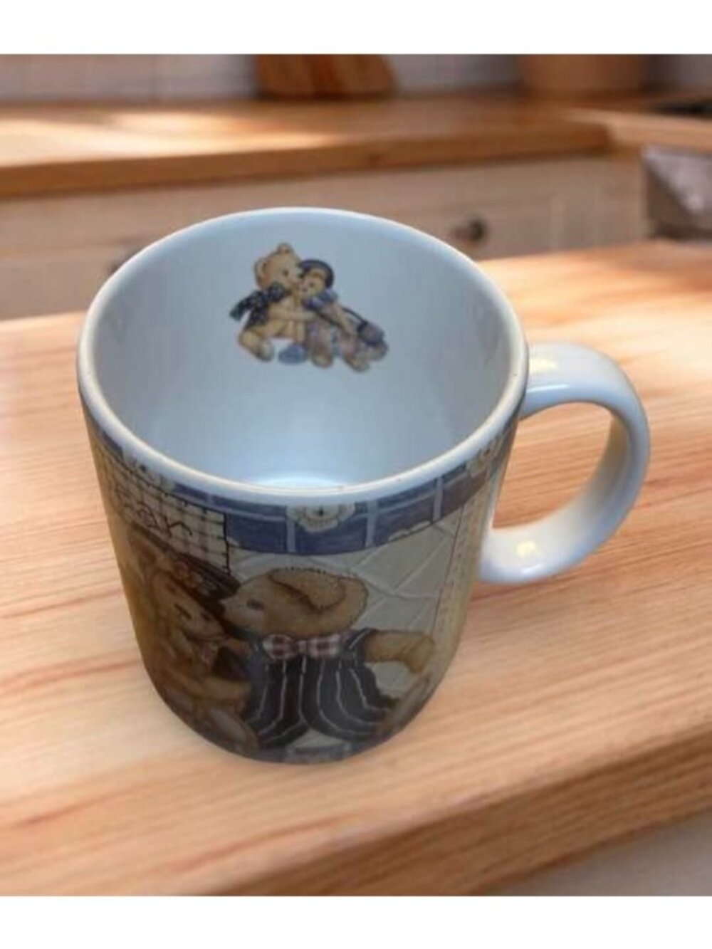 Lang & Wise 1998 "I Love My Bear" Collector Mug By Nita Showers Teddy Bear Desig - Picture 5 of 7